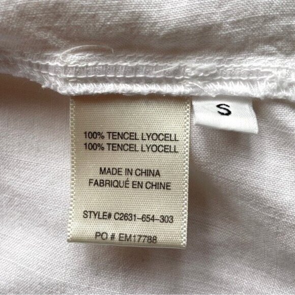 Anthropologie Cloth & Stone Split Back Button Down Button Shirt - Small - Picture 8 of 14